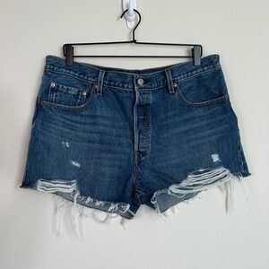 Levi's 501 Distressed Shorts